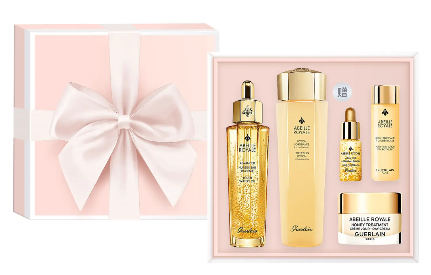Набор косметики Guerlain Abeille Royale Advanced Youth Watery Oil Age-Defying Programme, 5 средств — фото 2