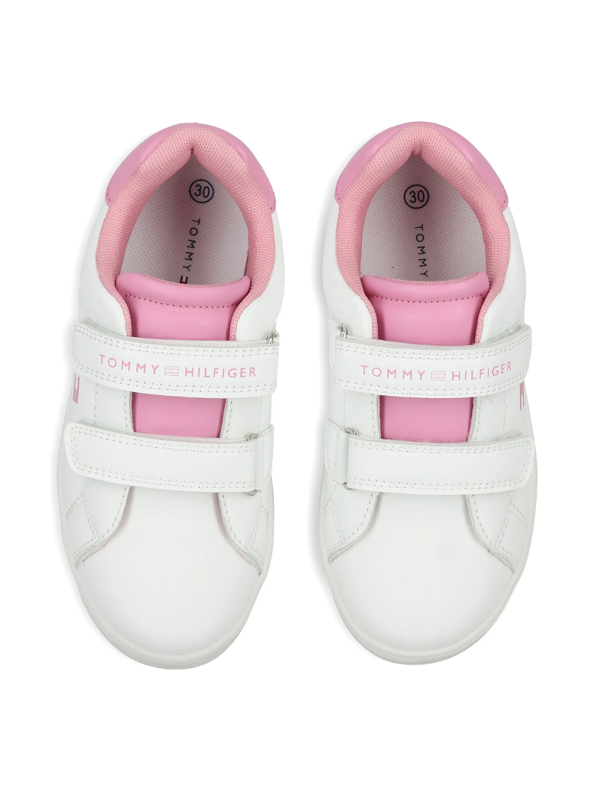 Кроссовки на липучках Tommy Hilfiger Junior, белый — фото 2