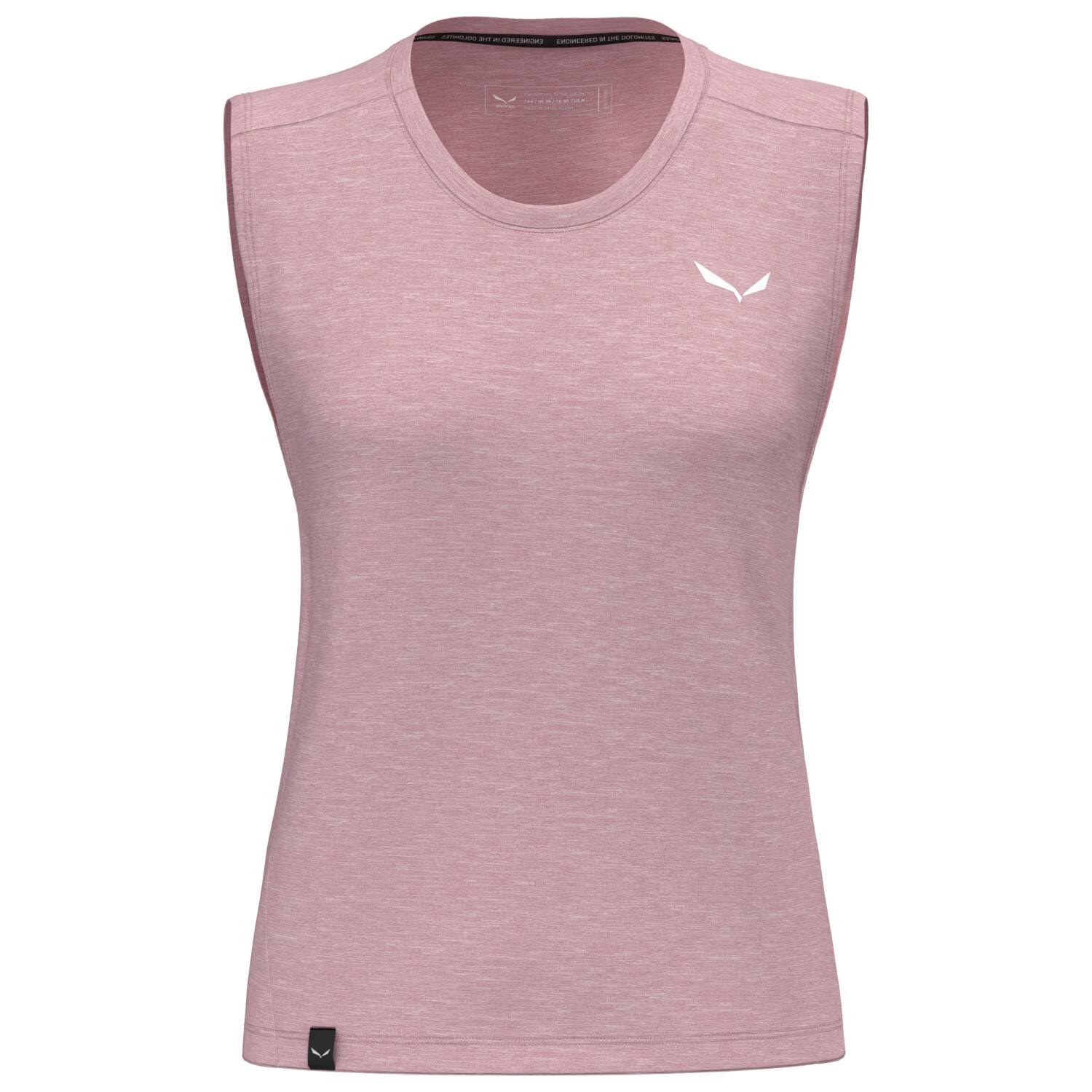 

Рубашка из мериноса Salewa Women's Eagle Minilogo Alpine Merino Tank Top, цвет Zephyr