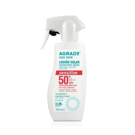 

Солнцезащитный крем для чувствительной кожи SPF 50+ Водостойкий 250 мл Agrado