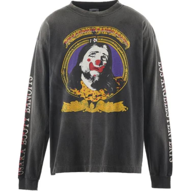 

Графический принт Свитшот SAINT Mxxxxxx, черный