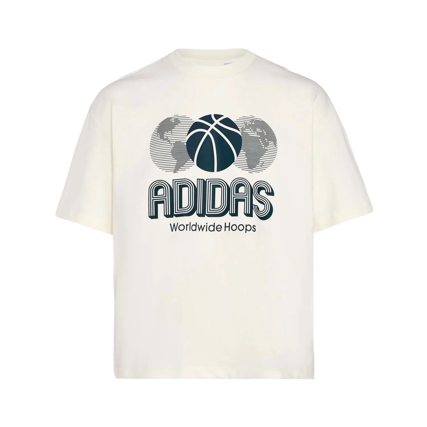 Футболка WWH GLOBAL унисекс Adidas, Jade White