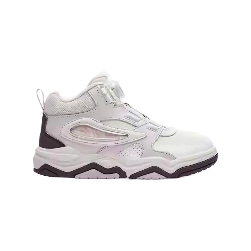 FILA KIDS Низкие детские кроссовки FILA Lifestyle из овчины, цвет: розовый/бергамотовый, серый, для подростков — фото 2