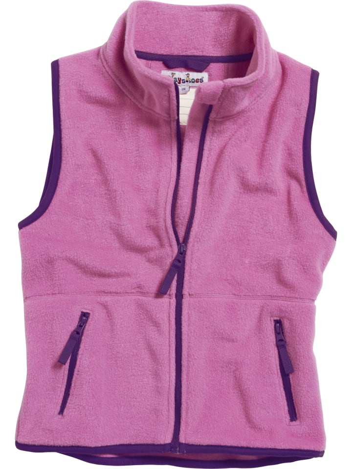

Утепленный жилет Fleece-Weste farbig abgesetzt Playshoes, розовый