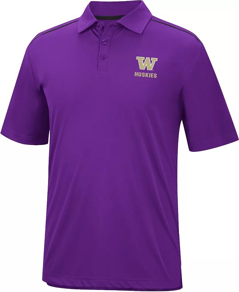 

Colosseum Мужская футболка-поло Washington Huskies фиолетового цвета