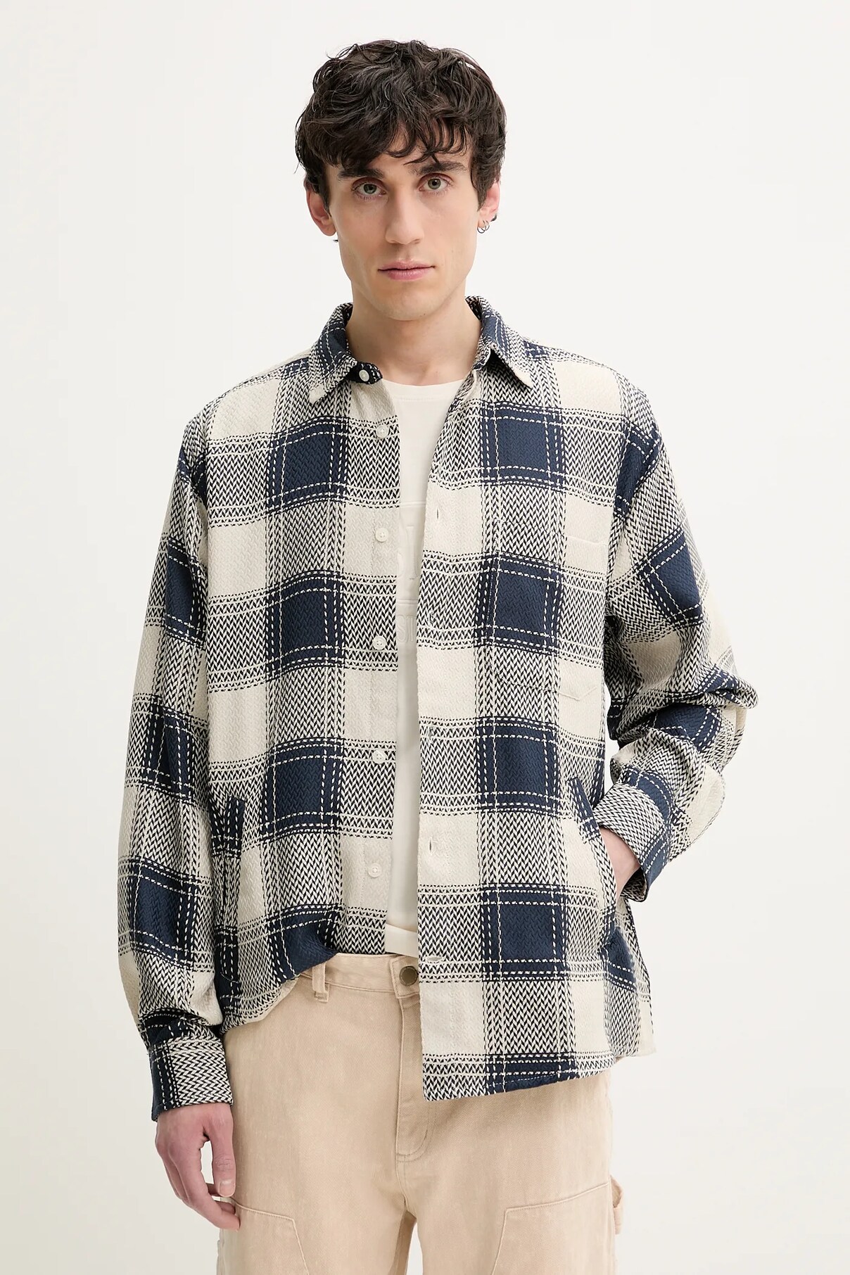 

Рубашка из хлопка LUMBERJACK Desigual, темно-синий