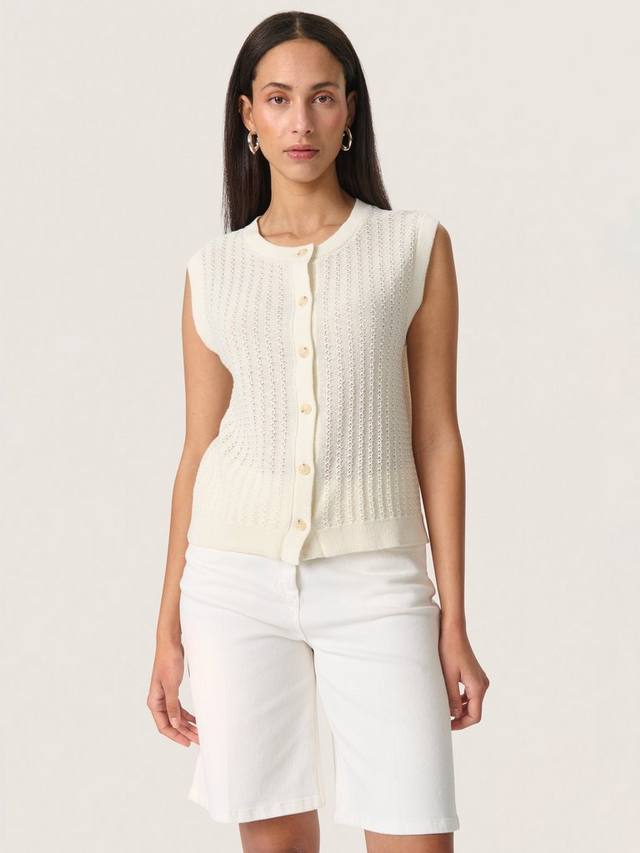 

Топ Susanna с фактурной вязкой Soaked In Luxury, Cream