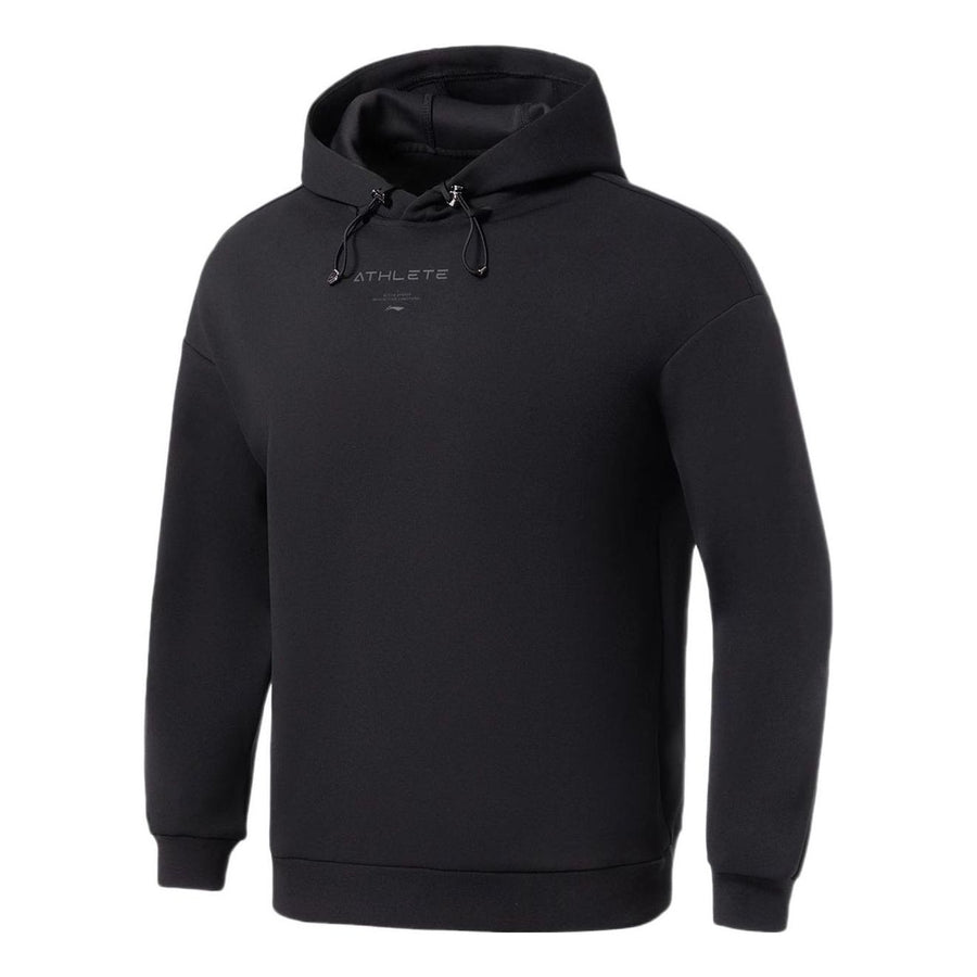 

Худи Li-Ning Gym Series Solid Color Loose Hoodie 'Black', черный