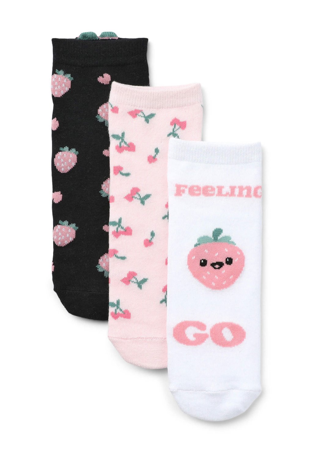 

Носки PACK OF 3 WITH A FUN PATTERN Terranova, черный