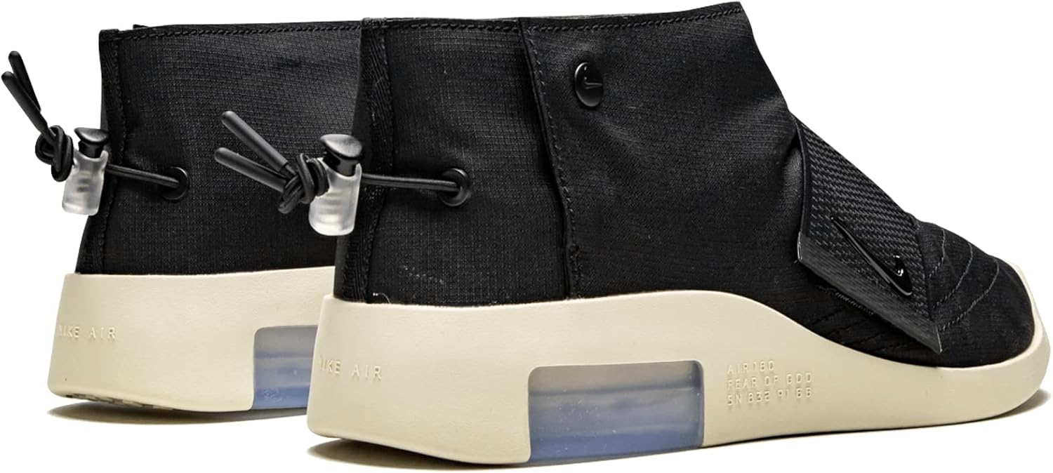 Fear of God 1 Air Nike - Sail / Black, черный — фото 3