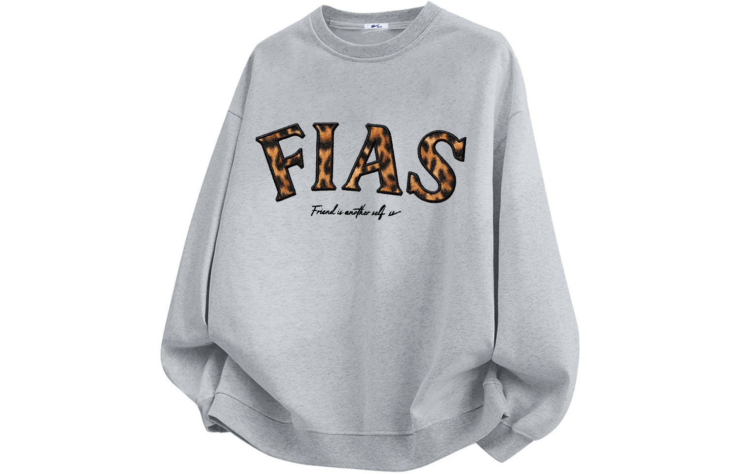 

Свитшот Unisex Crew Neck Thickened Regular WARRIOR, светло-heather серый (regular edition)