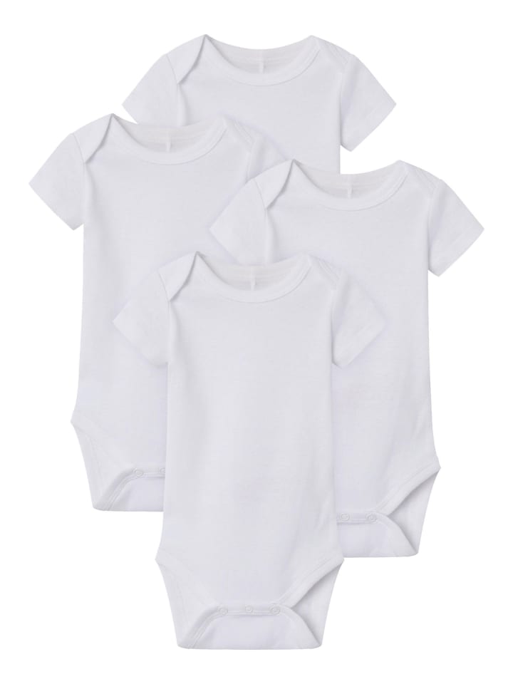 

TWO SOON Комплект из 4 боди ярко-белого цвета