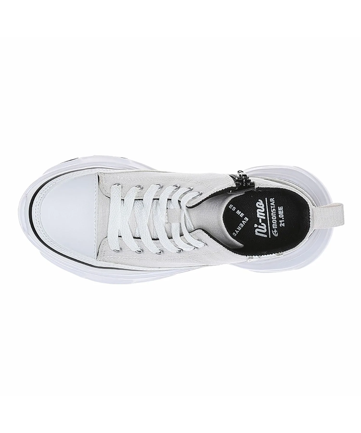 Детские кроссовки MoonStar NM J151 бежевого цвета для девочек Ni-Mo, beige — фото 4