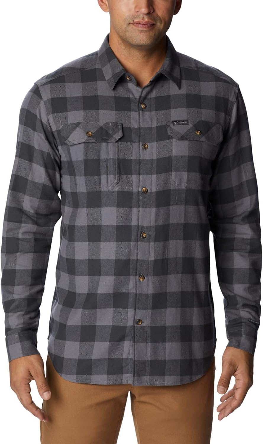 

Рубашка Columbia Mens Flare Gun Stretch Flannel, City Grey Twill Buffalo Check