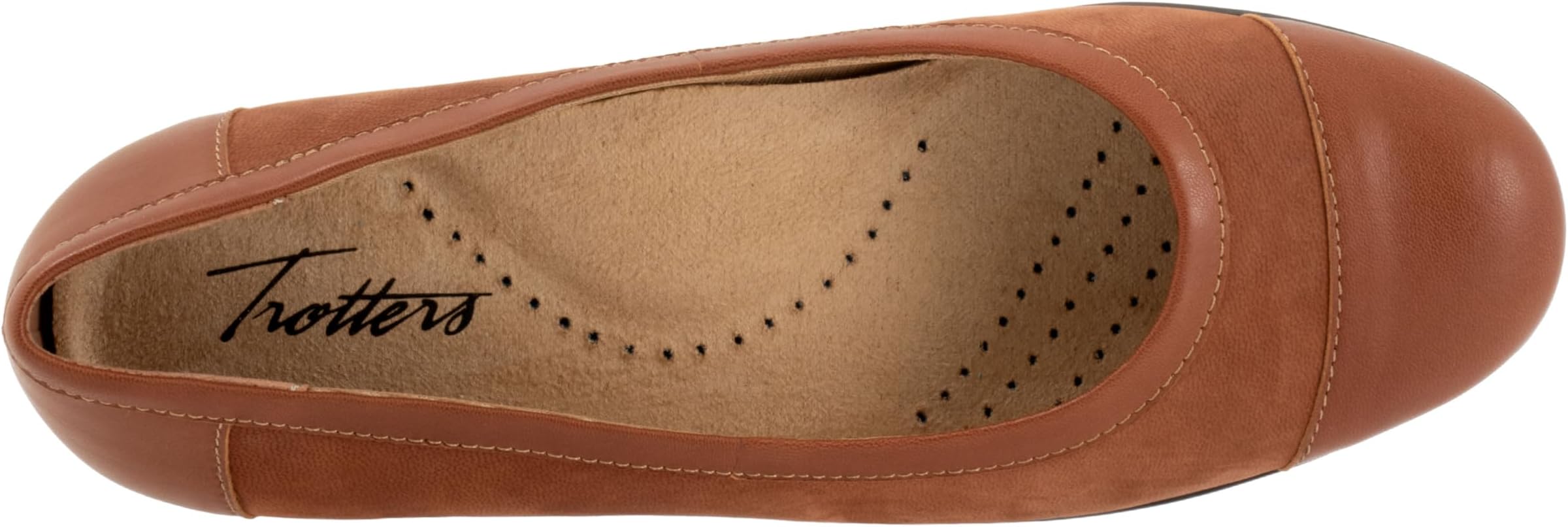 Балетки Trotters Delmara, Luggage Nubuck — фото 2