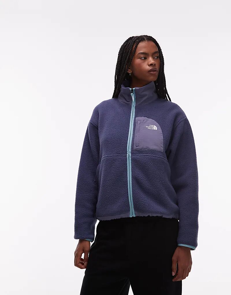 

Флисовая куртка North Face Yumiori Off-Pike синего цвета с застежкой-молнией