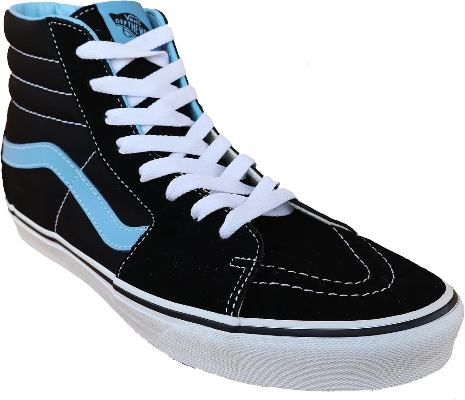 Мужские кроссовки Vans Sk8-Hi из черной кожи и текстиля — фото 3