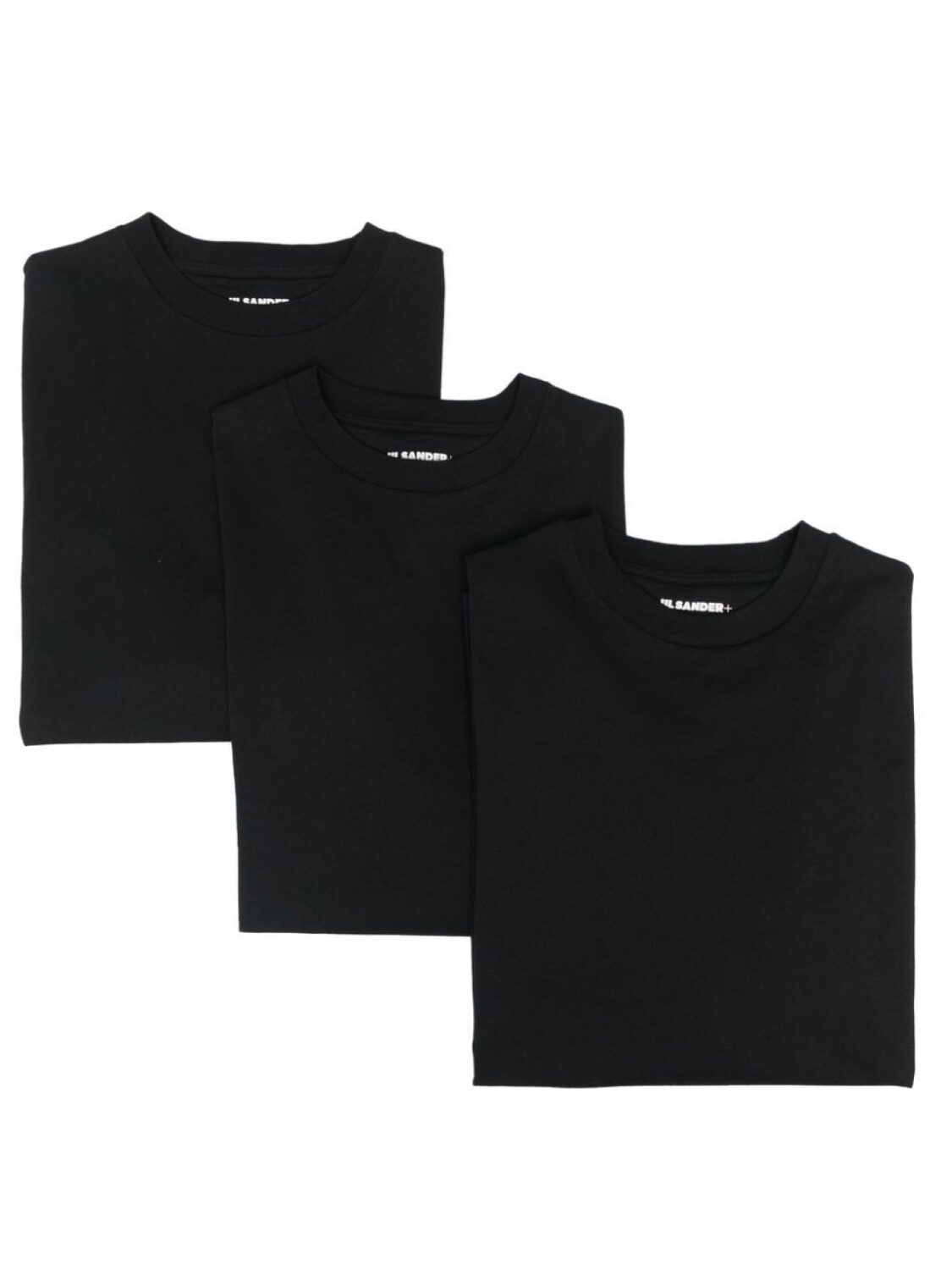 

Jil Sander комплект из трех футболок с длинными рукавами, черный