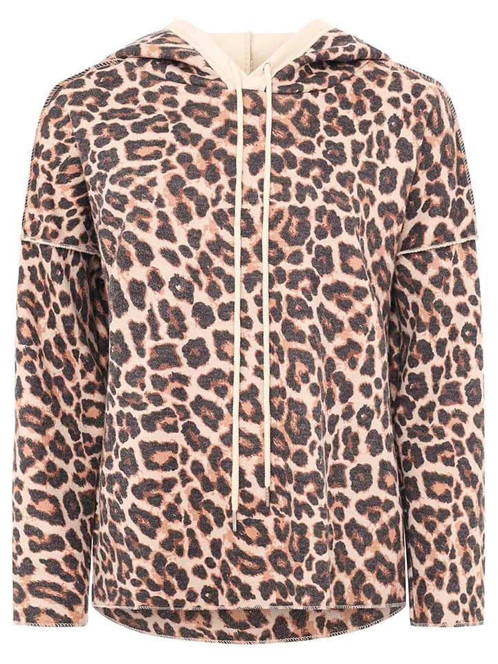 

Zwillingsherz Худи "Leo" бежево-коричневого цвета