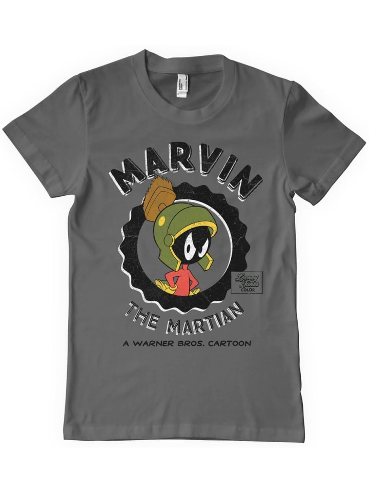 

Футболка Marvin The Martian T-Shirt Looney Tunes , серый