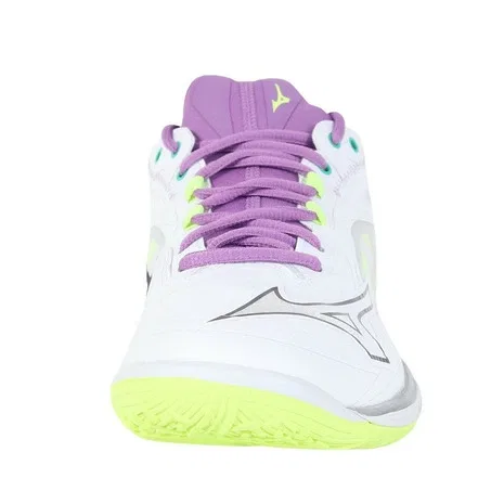 Кроссовки для бадминтона «Wave Claw Neo 3 Fit» от Mizuno, White X Purple — фото 4