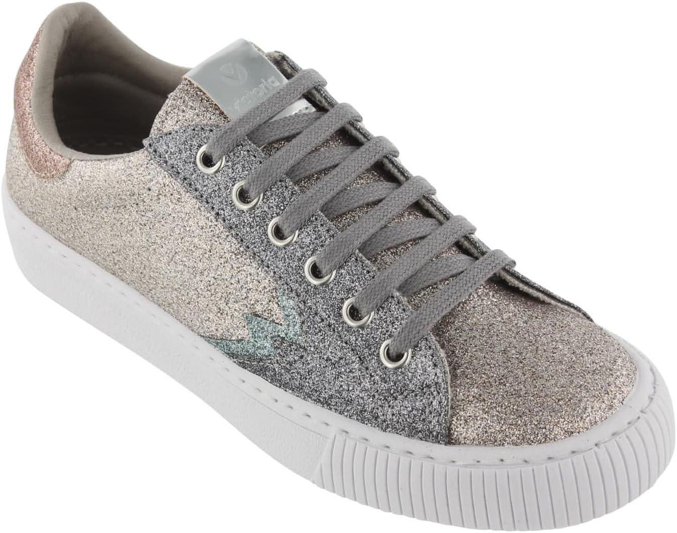 

Унисекс кроссовки Victoria для взрослых с блестящей отделкой, золотой