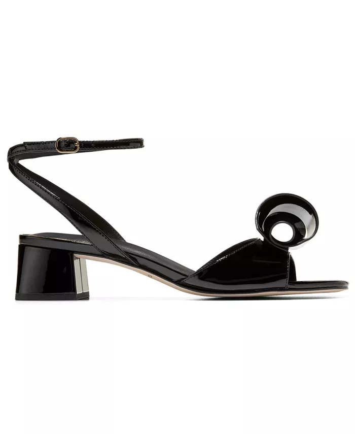 Женские блочные босоножки на каблуке Florette Cole Haan, черный — фото 2