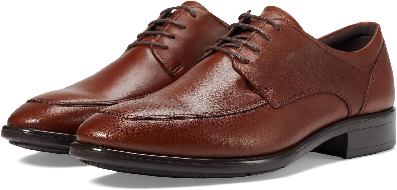 

Оксфорды Citytray Apron Toe Tie ECCO, цвет Cognac
