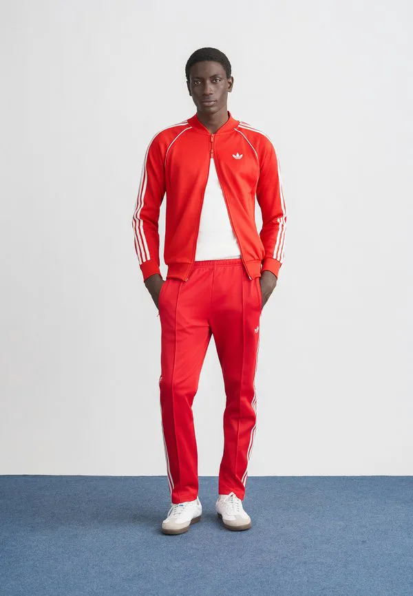 Тренировочная куртка Adidas Originals, Better Scarlet/White — фото 2
