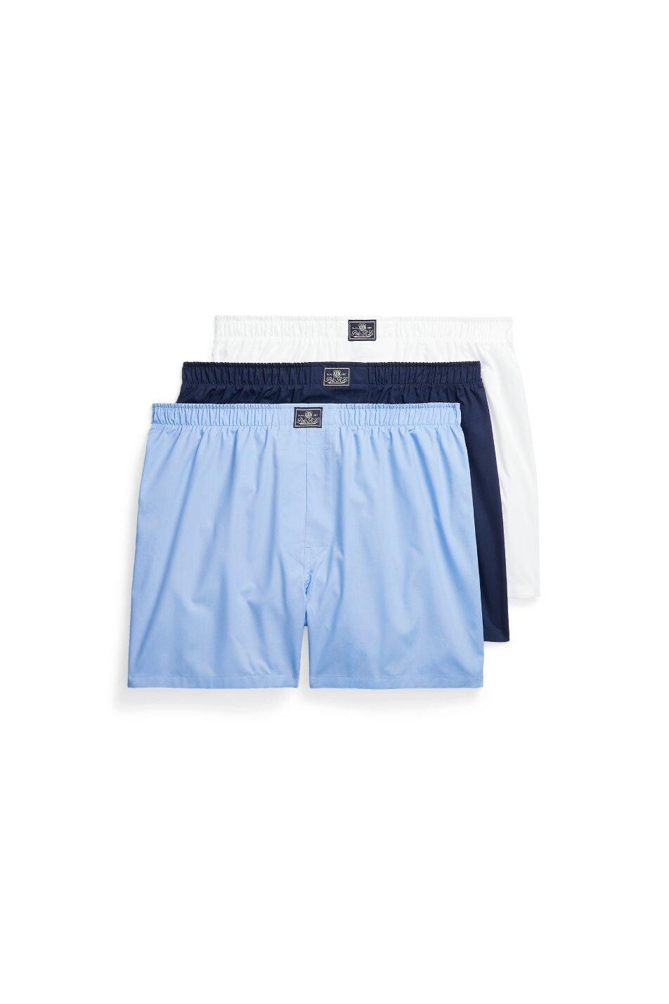 

Комплект из 3 открытых боксеров Polo Ralph Lauren, синий