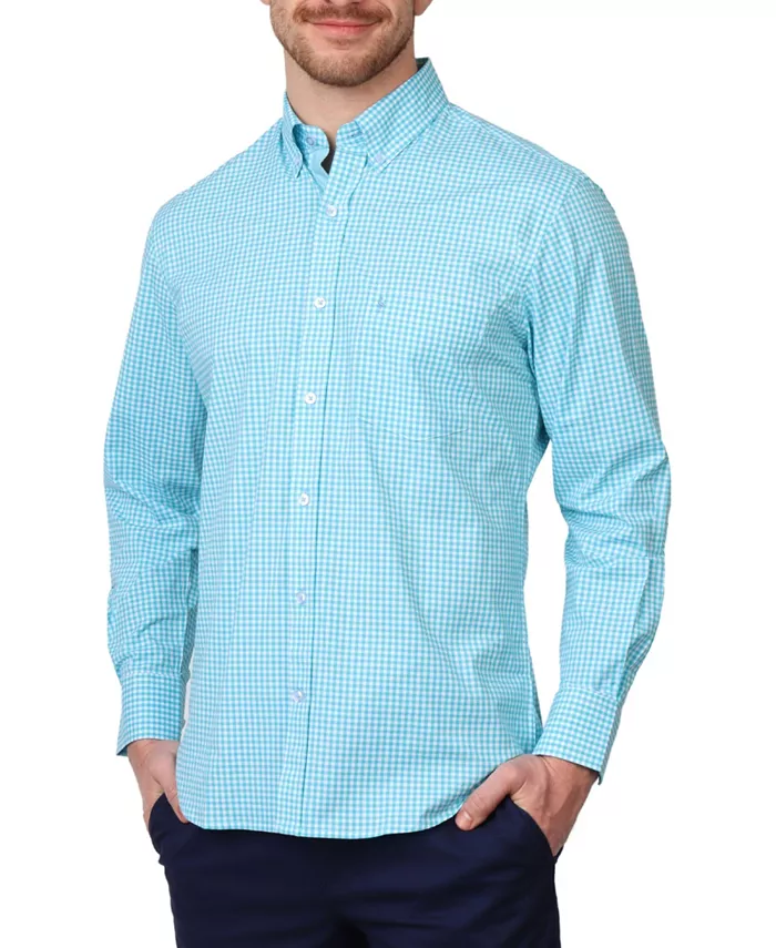 

Мужская рубашка с длинным рукавом Signature Gingham Tailorbyrd, синий