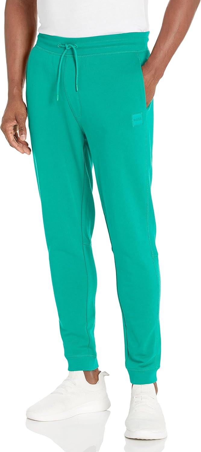 

BOSS мужские джоггеры из френч-терри с нашивкой-логотипом, Basil