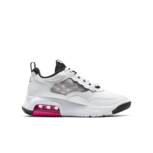 Кроссовки Air Jordan Air Max 200, белый/желтый/фиолетовый — фото 2