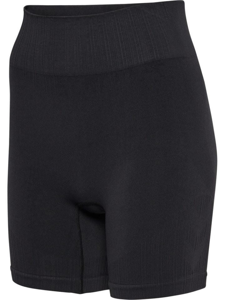 

Короткие шорты Hmlmt Define Seaml Scrunch Shorts черного цвета Hummel