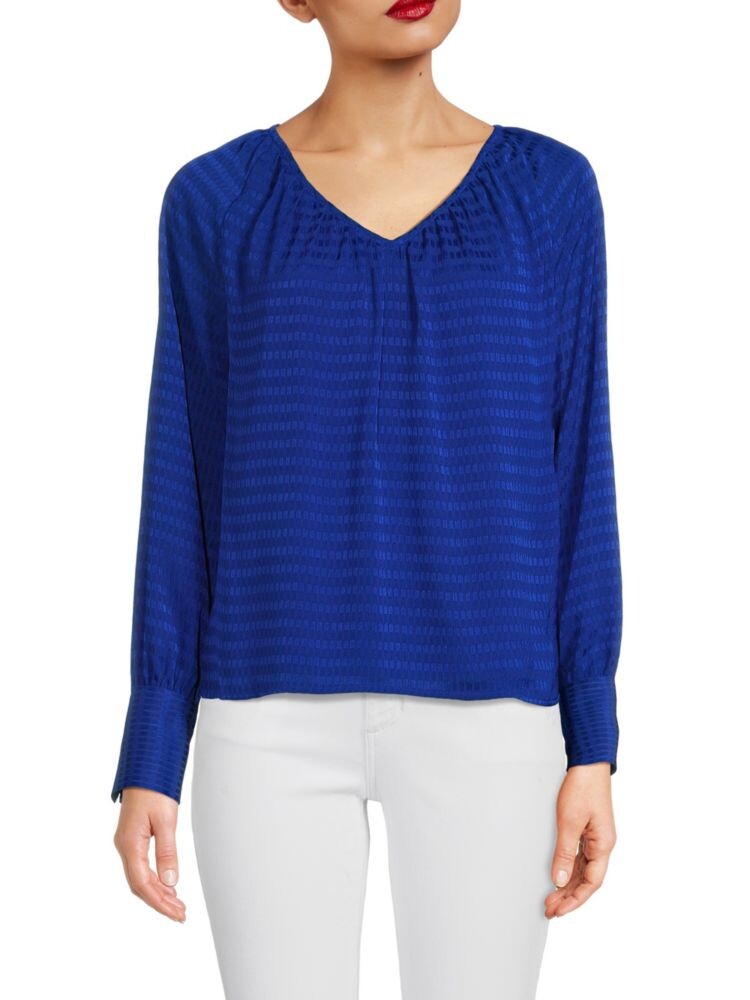 

Однотонный топ с широкими манжетами Calvin Klein, цвет Klein Blue
