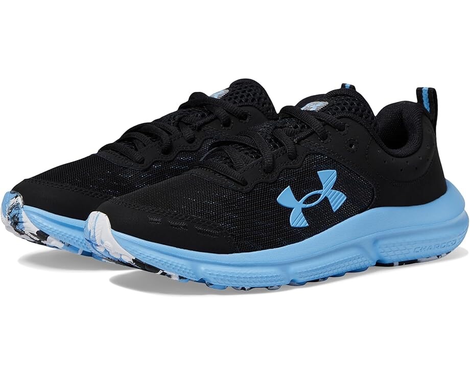 

Кроссовки Under Armour Kids Grade School Assert 10, цвет Black/Horizon Blue/Horizon Blue