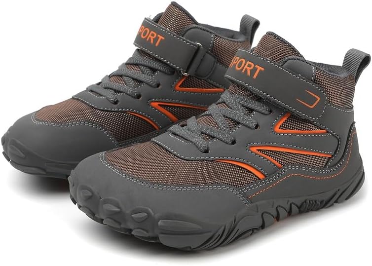 

Детские кроссовки M20 с широким носком для активного отдыха на природе, противоскользящая спортивная обувь для походов, велоспорта, кросс-кантри, отдыха, хлопковые кроссовки с пятью пальцами Ffblwei, серый