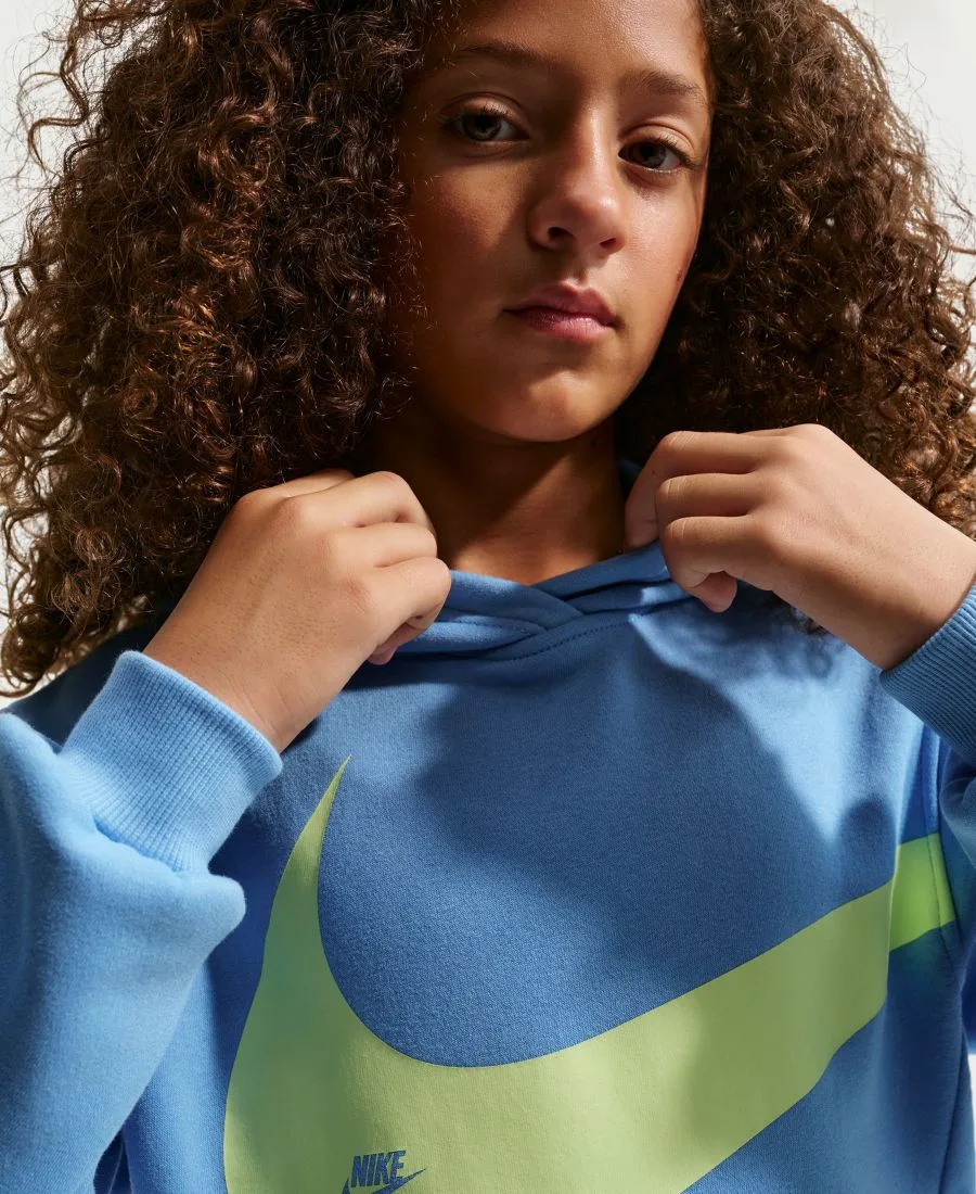 Толстовка с длинными рукавами Sportswear Club для мальчиков и девочек 7-20 лет Nike, university синий — фото 3