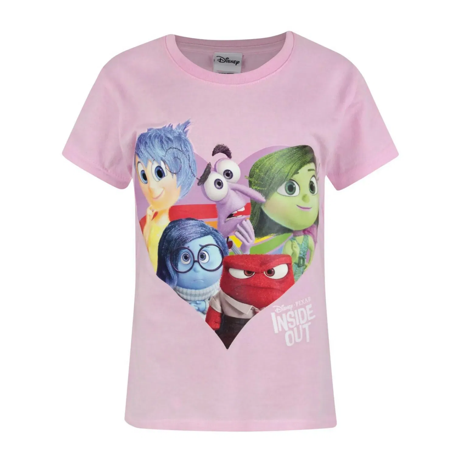 Футболка Inside Out, Disney, розовый