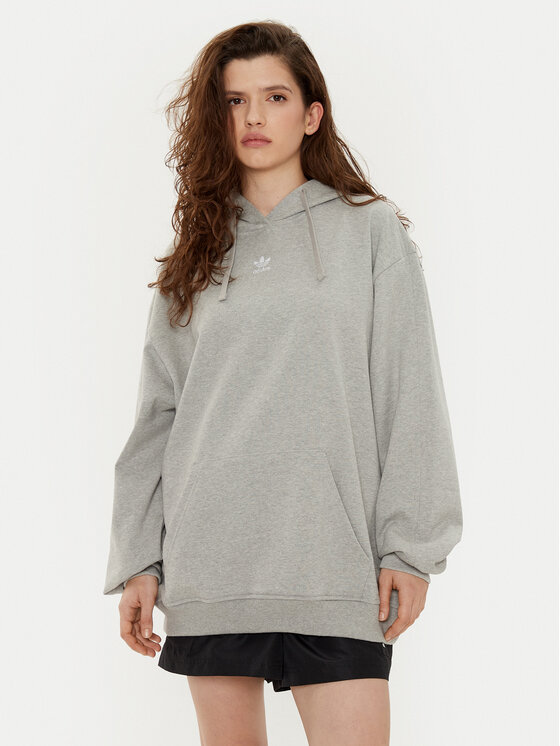 

Толстовка оверсайз Essentials IY9616 Adidas, серый