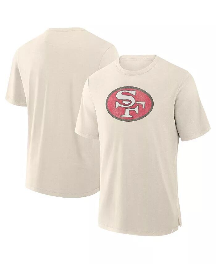 

Мужская кремовая футболка San Francisco 49ers Slub Fanatics