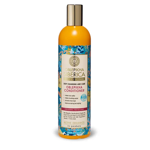 

Кондиционер для нормальных и жирных волос Deep Cleansing And Care Conditioner Oblepikha, 400 ml