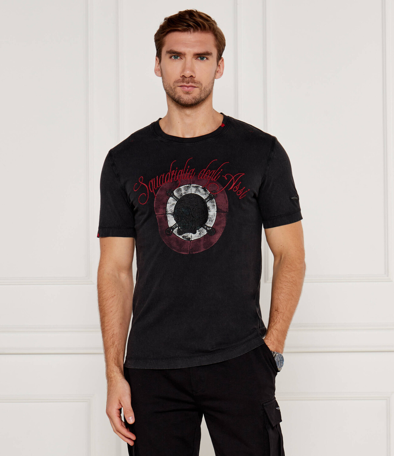 

Футболка Aeronautica Militare Comfort fit, черный
