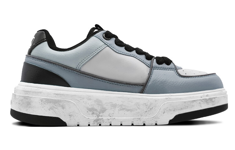 

Кроссовки MLB Chunky Liner Skateboarding Shoes Unisex Low-top Gray, синий