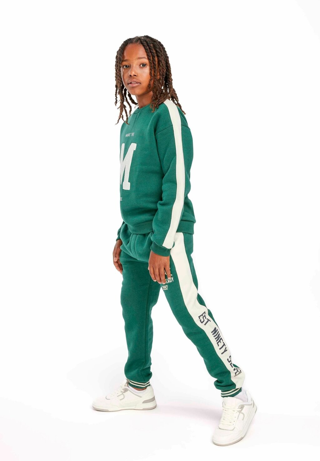 

Брюки спортивные PANELS STANDARD MINOTI, цвет green off white
