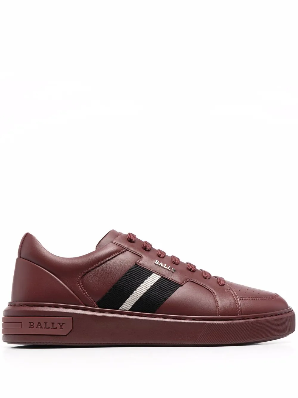

Кроссовки с контрастными полосками Bally, красный