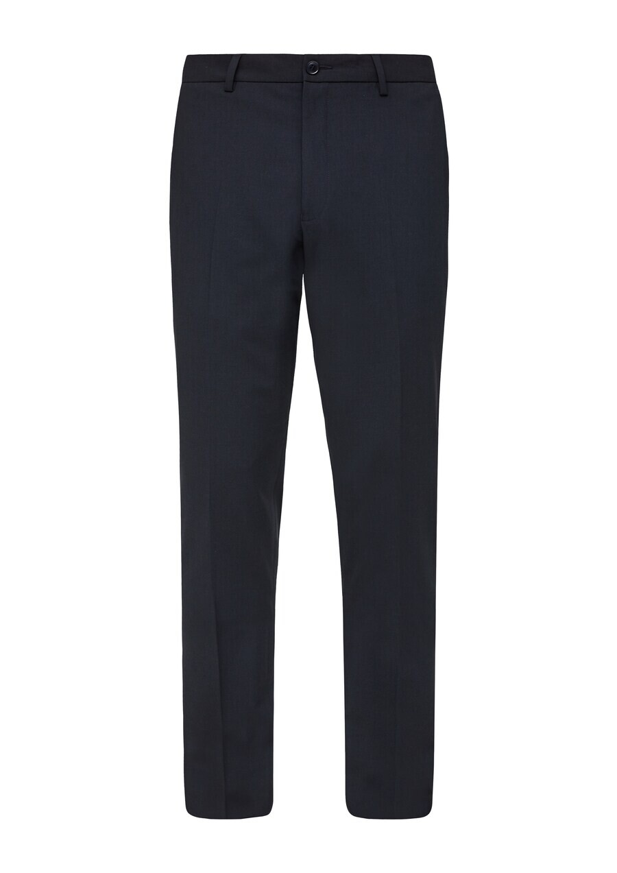 

Костюмные брюки s.Oliver BLACK LABEL Slim fit Pleated Pants Pure, морской синий
