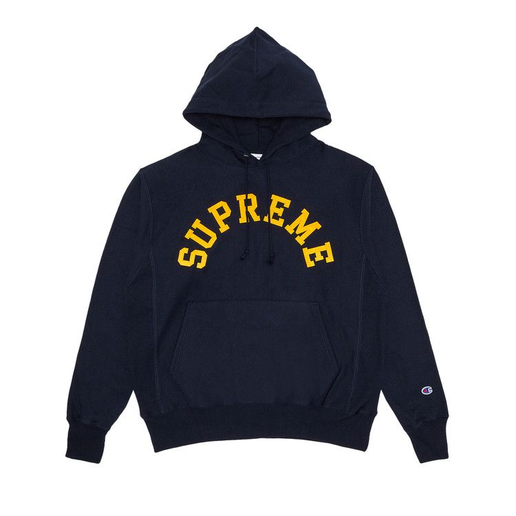 

Толстовка Supreme Champion Hooded Sweatshirt, Navy