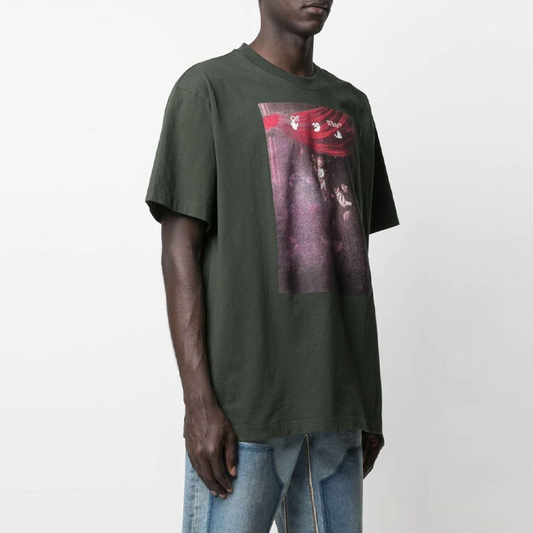 Футболка с картиной Караваджо Off-White, цвет Jasper — фото 4