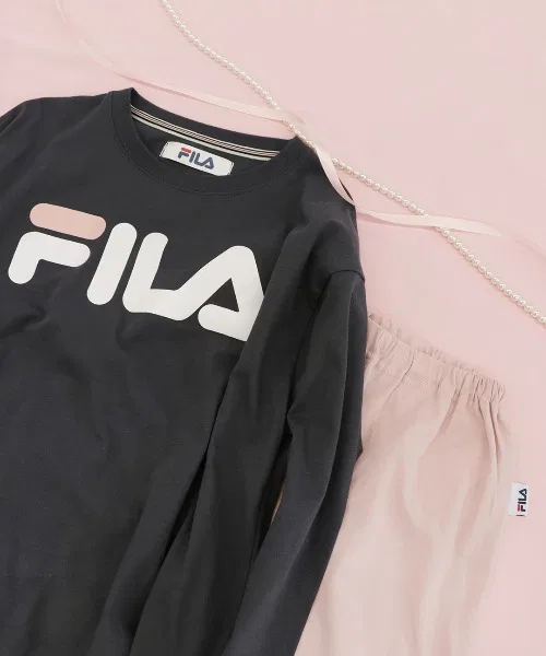 [Эксклюзивно в интернете!] Детская домашняя пижама FILA с длинными рукавами — фото 4